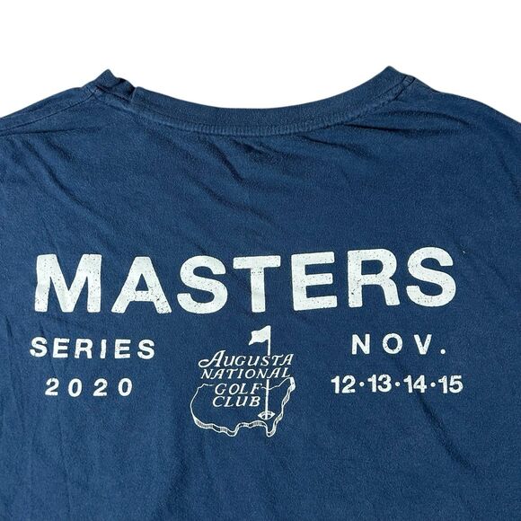 Masters Graphic Shirt Mens XL Long Sleeve Augusta National Golf Club 2020 Blue - Picture 5 of 11